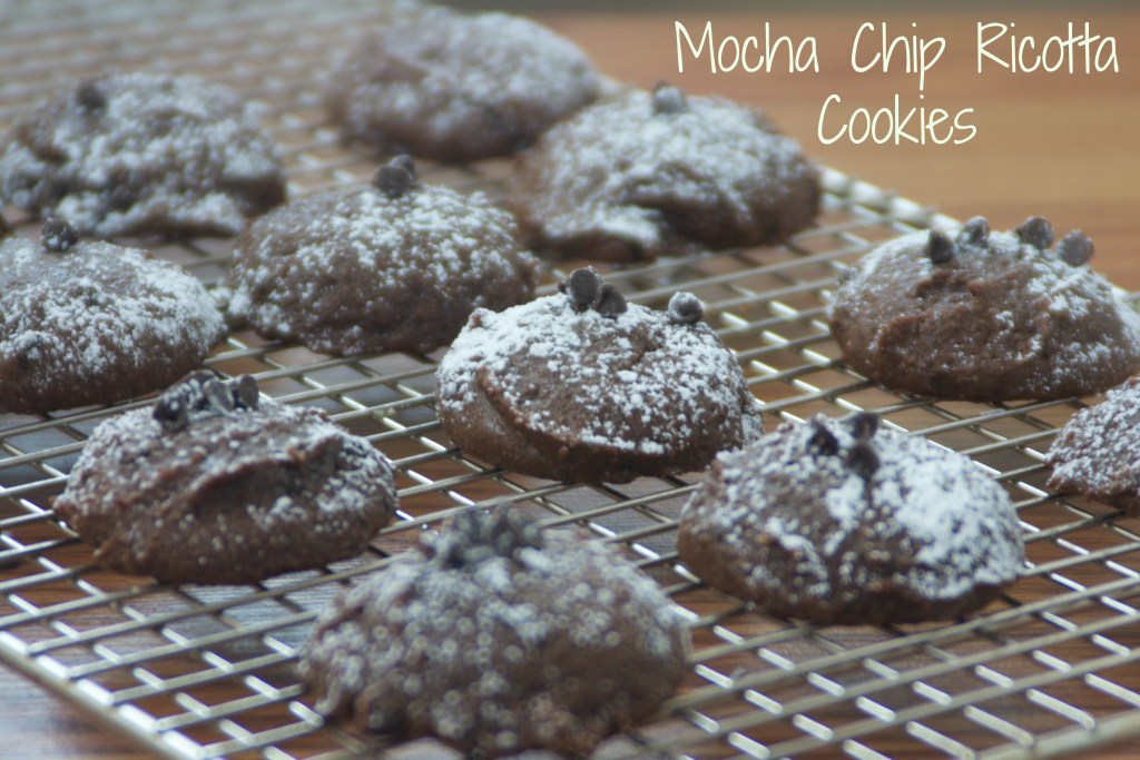 Mocha Chip Ricotta Cookies