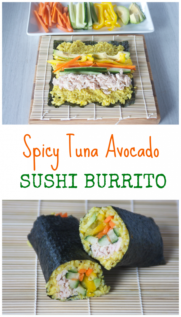 Sushi Burrito Collage