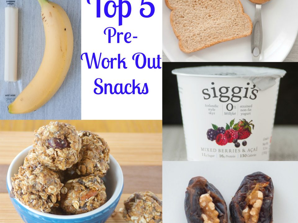 top-five-pre-work-out-snack-collage