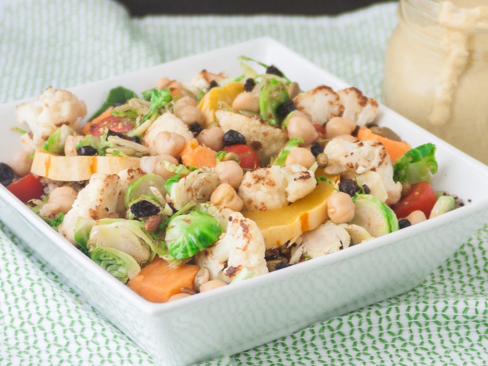 Roasted Vegetable Protein Power Bowl