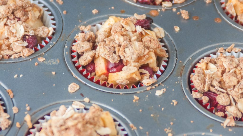 Apple Cranberry Mini Pies