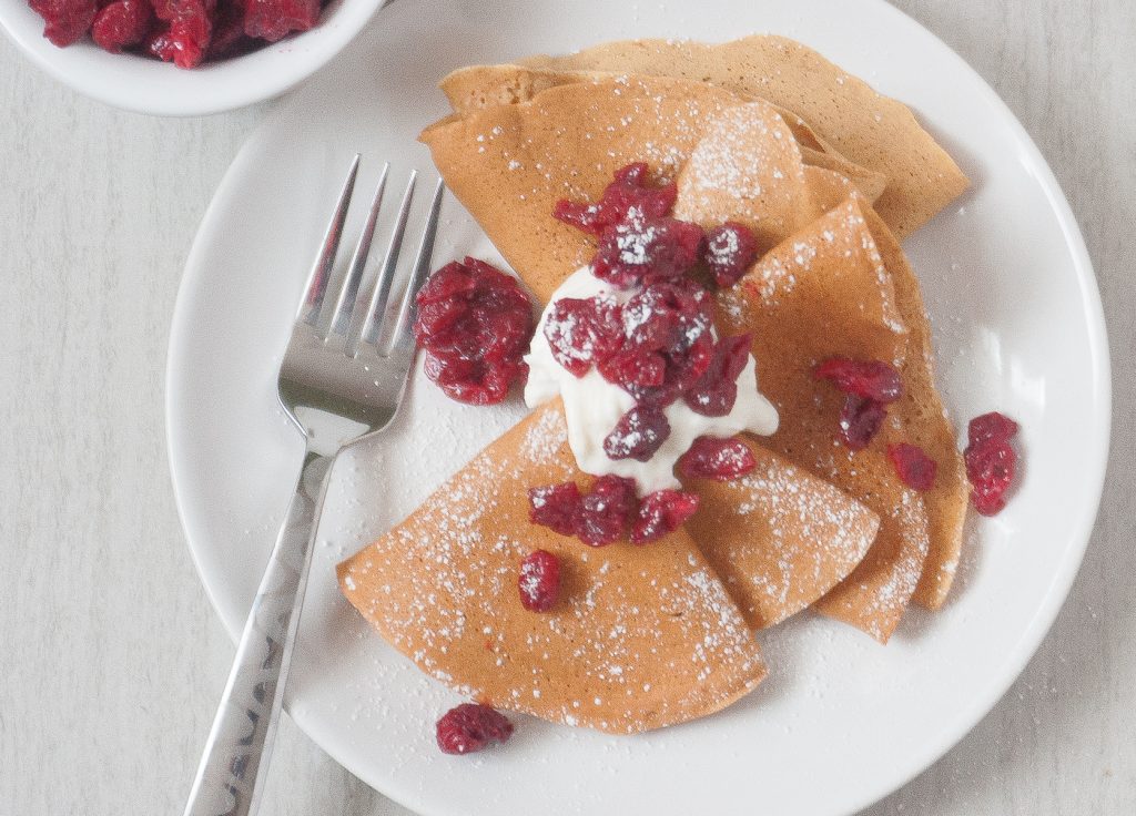 Whole Wheat Gingerbread Crepes