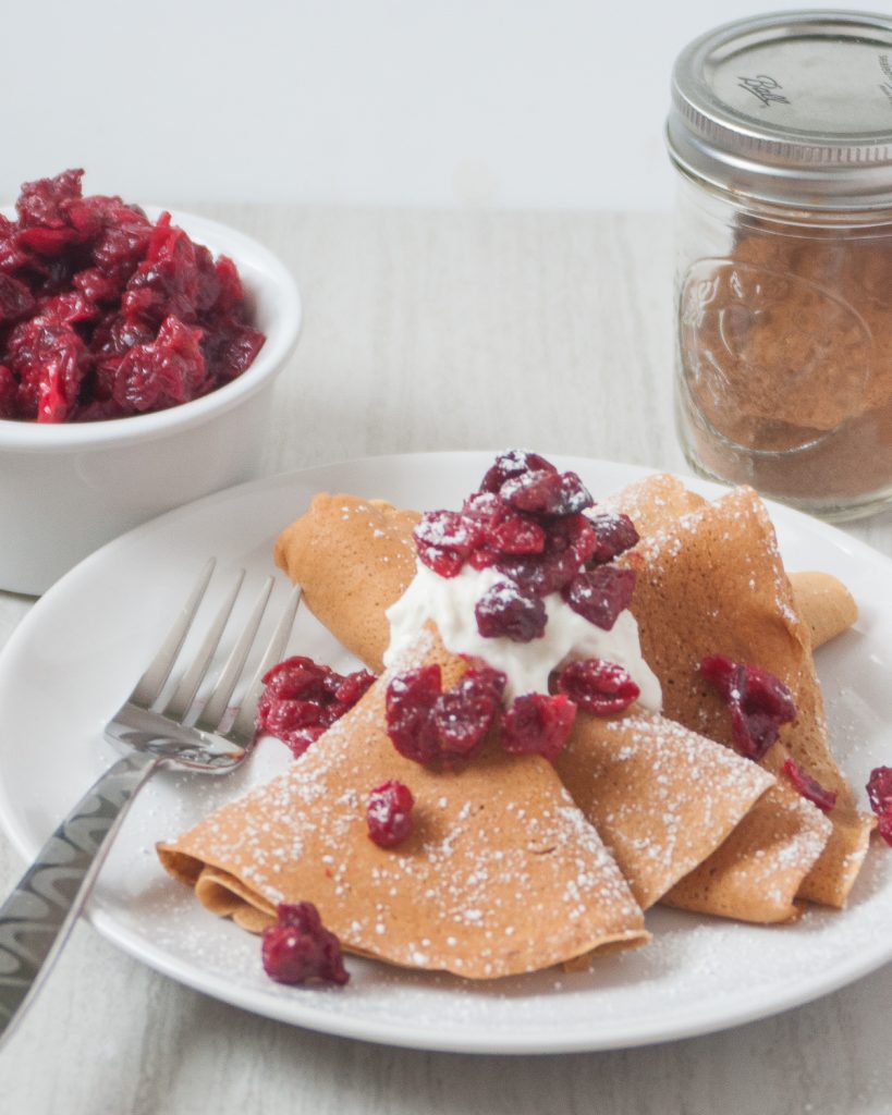 Whole Wheat Gingerbread Crepes