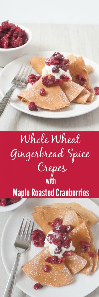 Whole Wheat Gingerbread Crepes