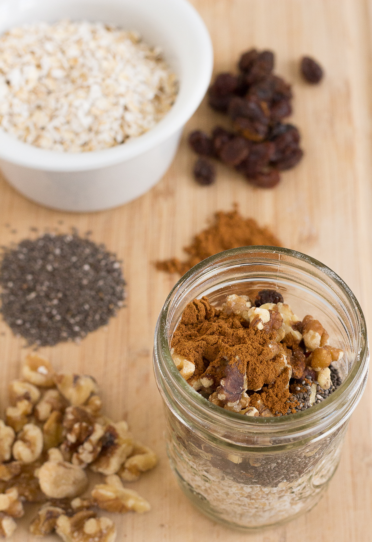 On-the-Go Oatmeal Packets (In a Jar) - Lauren Sharifi Nutrition