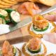 Salmon Zucchini Dill Goat Cheese Crackers