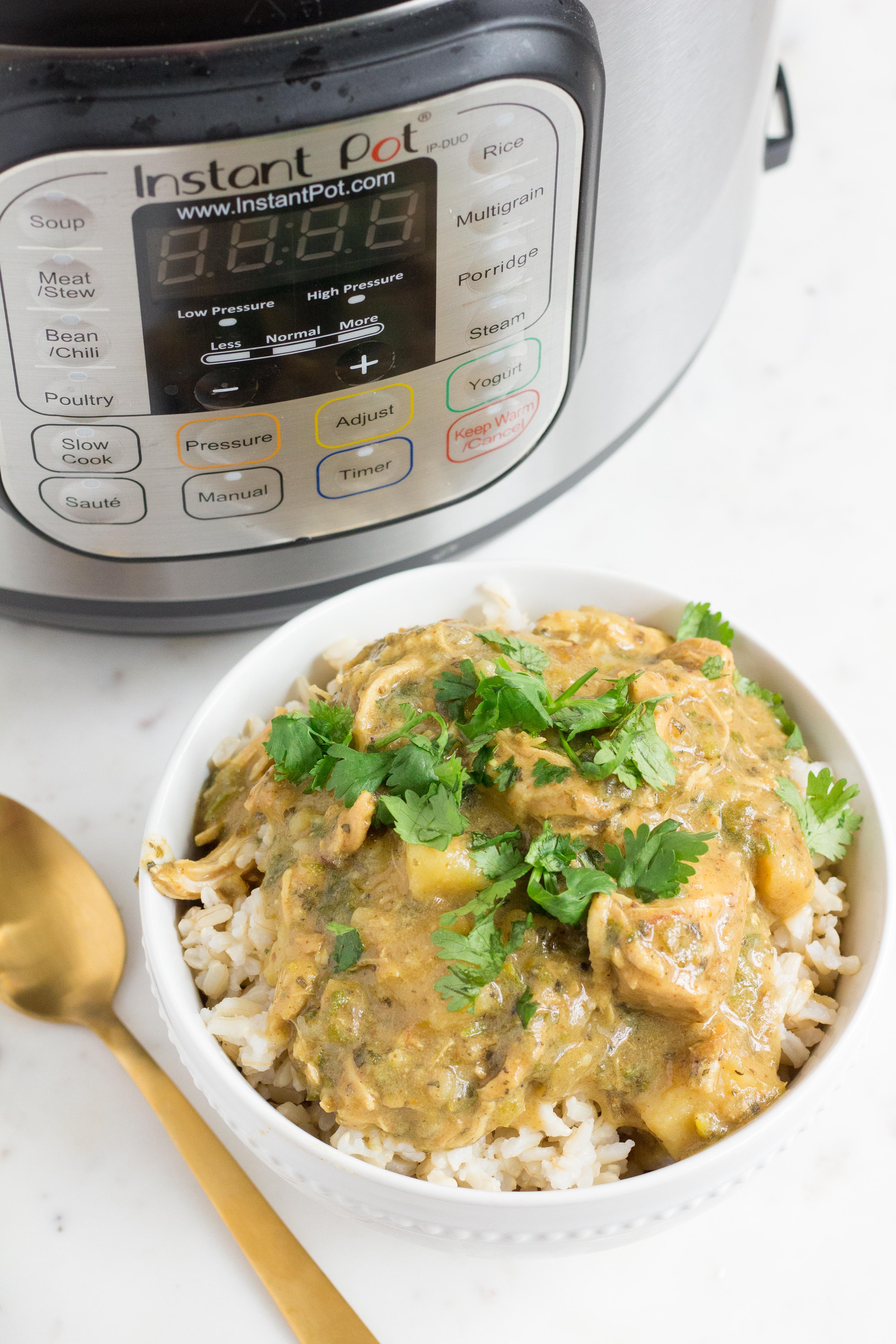 Instant Pot Chicken Coconut Curry Lauren Sharifi Nutrition