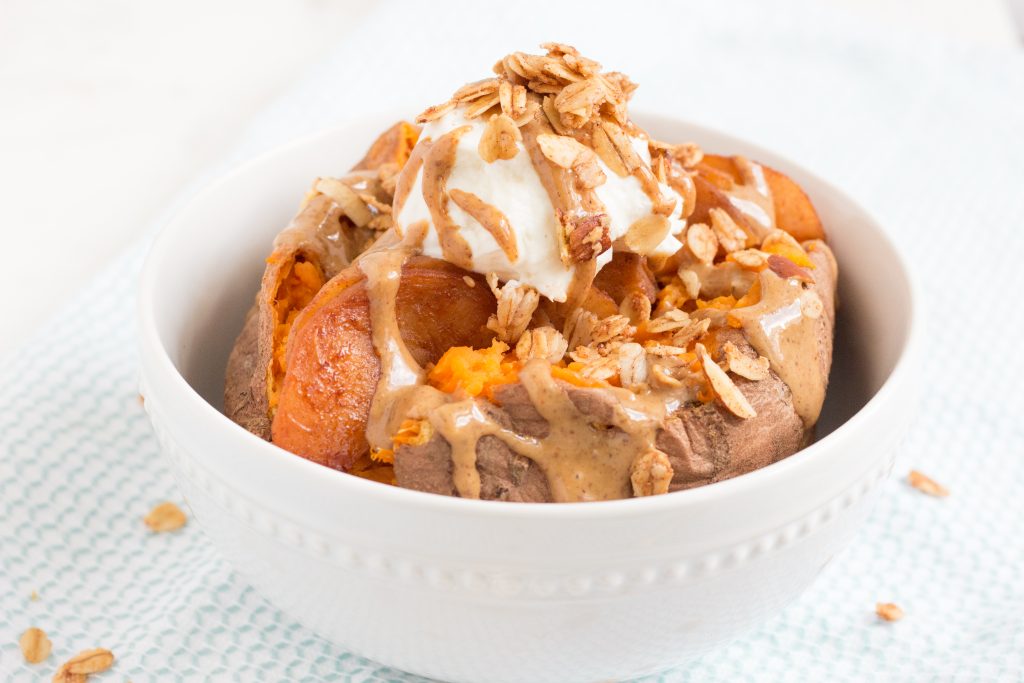 Cinnamon Apple Sweet Potato Breakfast Bowl