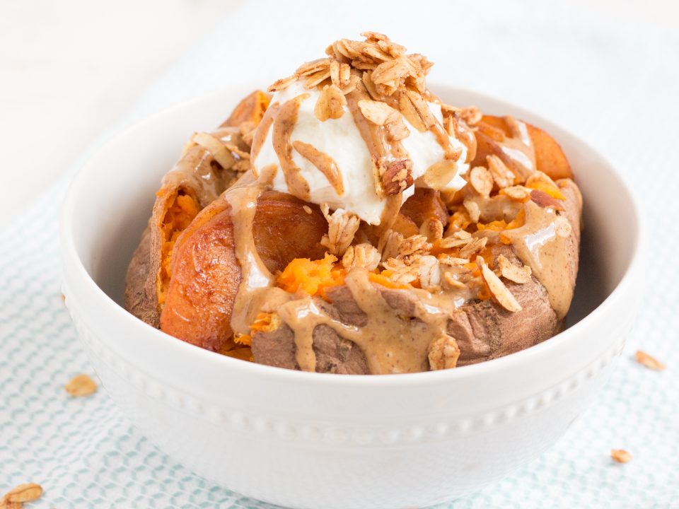 Cinnamon Apple Sweet Potato Breakfast Bowl