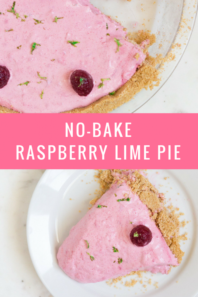 No-Bake Raspberry Lime Pie