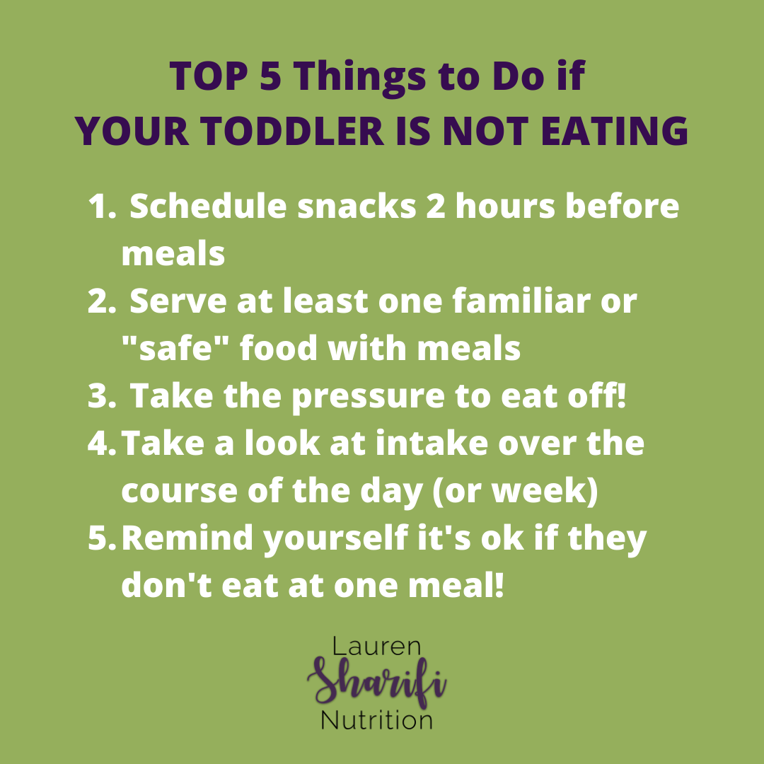 Your Toddler Is Not Eating, Now What?