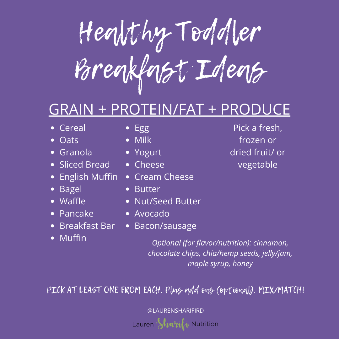 Healthy Toddler Breakfast Ideas