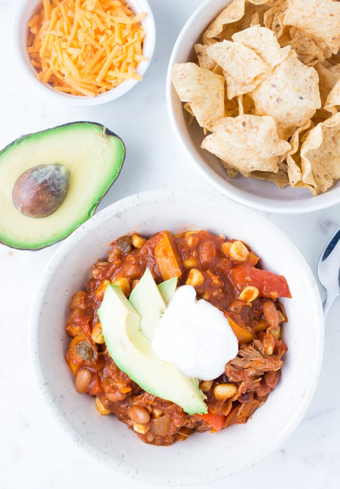 Instant Pot Chicken Chili with Vegetables