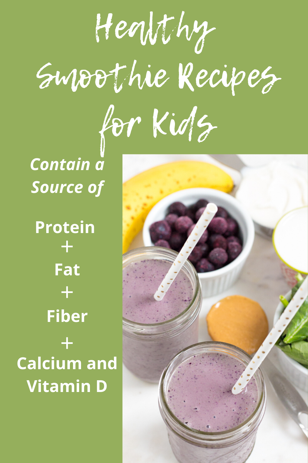30 Healthy Smoothie Recipes for Kids - Lauren Sharifi Nutrition