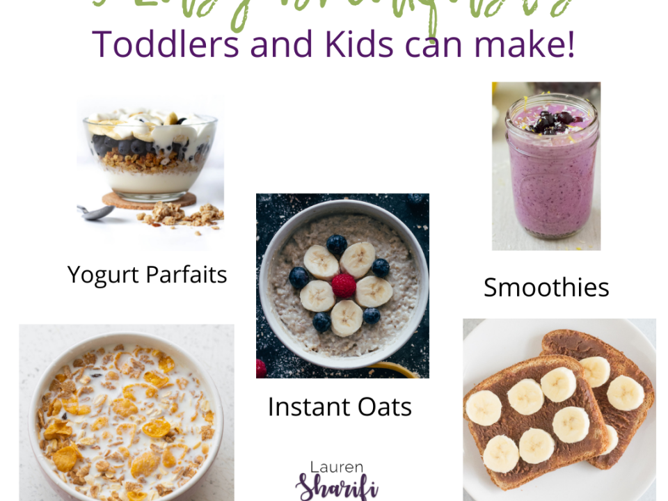 5 Easy Breakfasts Toddlers and Kids Can Make