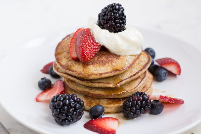 3-Ingredient Banana Oatmeal Pancakes (20 WAYS!) - Lauren Sharifi Nutrition