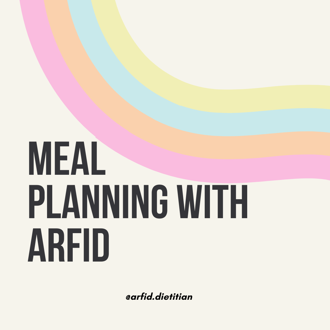 How to Meal Plan with ARFID